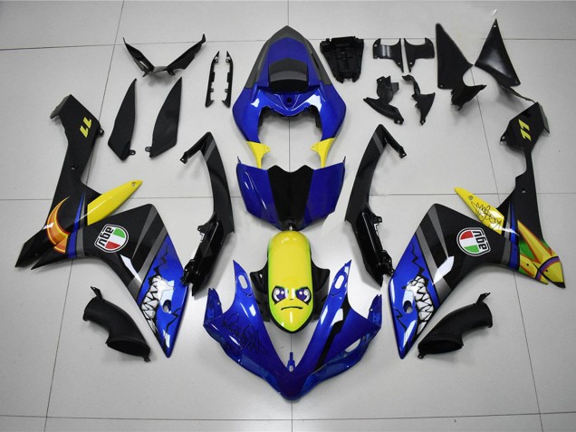 Carene Yamaha R1 07-08 - Blu Squalo Carene Yamaha R1 07-08 - Blu Squalo