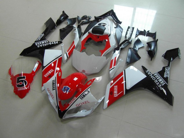 Carene Yamaha R1 07-08 - Rosso Bianco Adesivos Carene Yamaha R1 07-08 - Rosso Bianco Adesivos