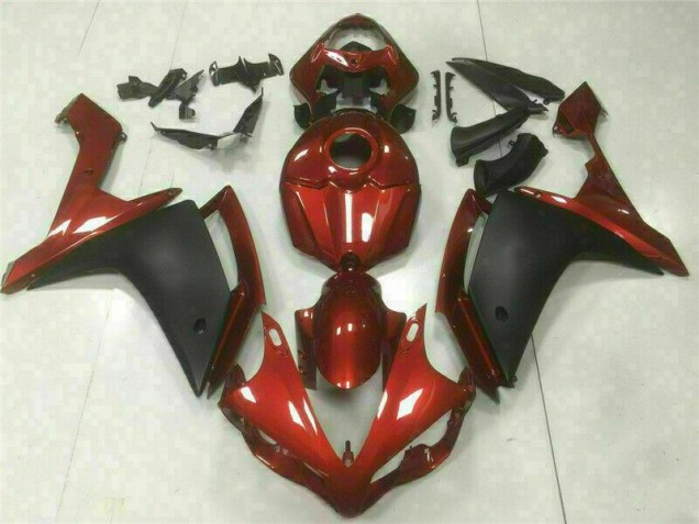 Carene Yamaha R1 07-08 - Rosso Nero Carene Yamaha R1 07-08 - Rosso Nero
