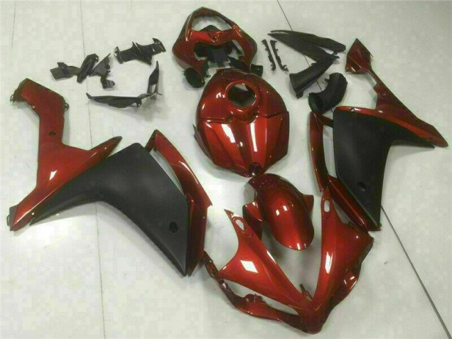 Carene Yamaha R1 07-08 - Rosso Nero Carene Yamaha R1 07-08 - Rosso Nero