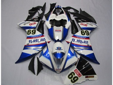 Carene Yamaha R1 09-11 - Bianco Blu Sterilgarda SCALZ 69