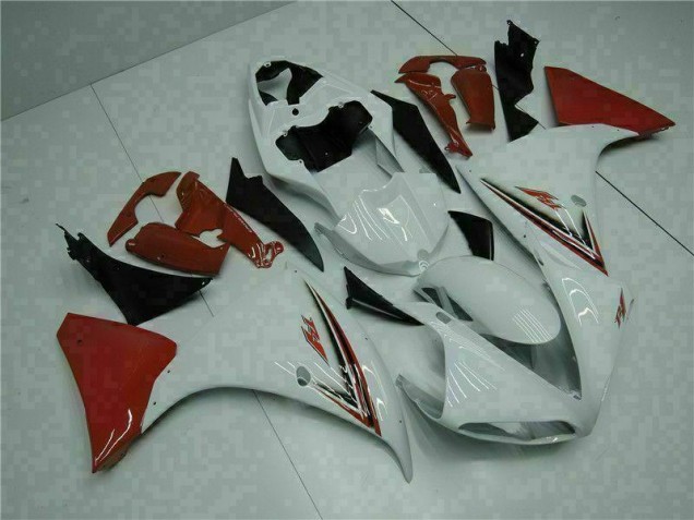 Carene Yamaha R1 09-11 - Bianco Rosso