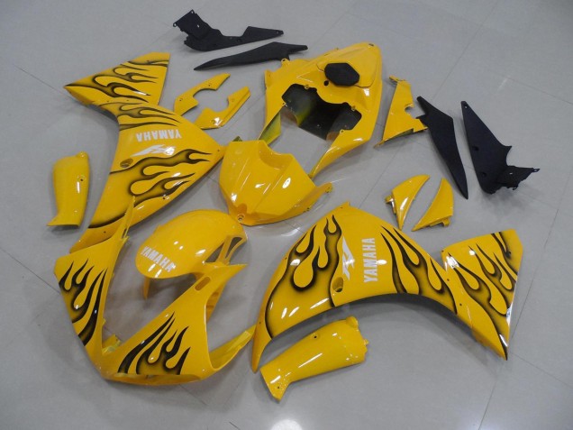 Carene Yamaha R1 09-11 - Giallo Nero Fiamma Carene Yamaha R1 09-11 - Giallo Nero Fiamma