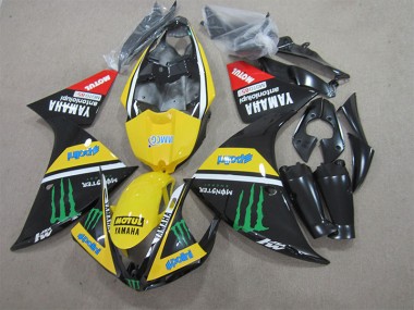 Carene Yamaha R1 09-11 - Nero Giallo Motul Monster