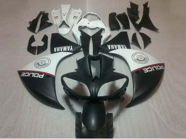 Carene Yamaha R1 09-11 - Nero Opaco Bianco