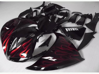 Carene Yamaha R1 09-11 - Rosso Nero Fiamma