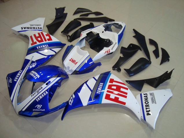 Carene Yamaha R1 12-14 - Blu Bianco Fiat Carene Yamaha R1 12-14 - Blu Bianco Fiat