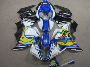 Carene Yamaha R1 12-14 - Blu Bianco Giallo 46
