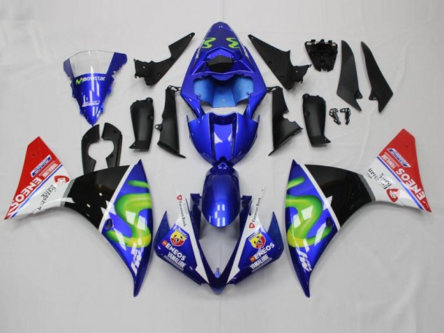 Carene Yamaha R1 12-14 - Blu Bianco Nero Rosso Carene Yamaha R1 12-14 - Blu Bianco Nero Rosso
