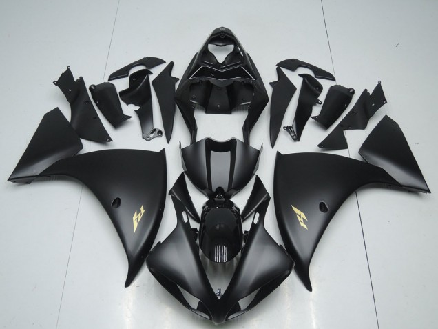 Carene Yamaha R1 12-14 - Nero Opaco Adesivo