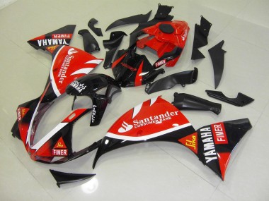 Carene Yamaha R1 12-14 - Rosso Nero Santander