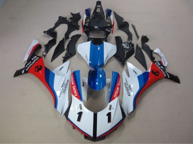 Carene Yamaha R1 15-19 - Bianco Blu Rosso Advantec