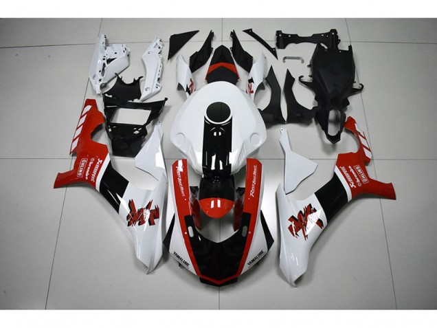 Carene Yamaha R1 15-19 - Bianco Rosso Nero