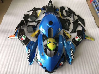 Carene Yamaha R1 15-19 - Blu Squalo