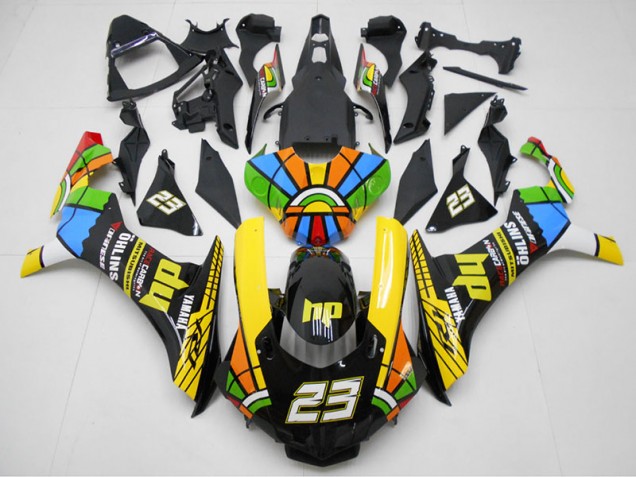 Carene Yamaha R1 15-19 - Giallo Nero 23 Carene Yamaha R1 15-19 - Giallo Nero 23