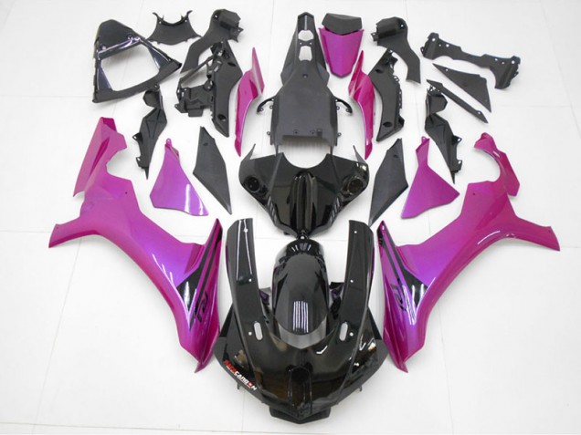 Carene Yamaha R1 15-19 - Nero Viola Rosso Carene Yamaha R1 15-19 - Nero Viola Rosso