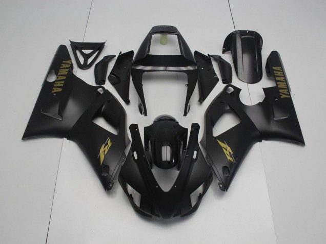 Carene Yamaha R1 98-99 - Nero Opaco Giallo Carene Yamaha R1 98-99 - Nero Opaco Giallo