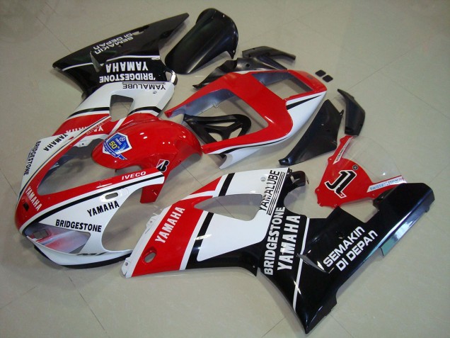 Carene Yamaha R1 98-99 - Nero Rosso Adesivos Carene Yamaha R1 98-99 - Nero Rosso Adesivos