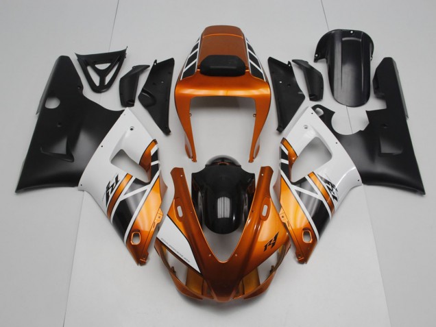 Carene Yamaha R1 98-99 - Oro Bianco Nero Carene Yamaha R1 98-99 - Oro Bianco Nero