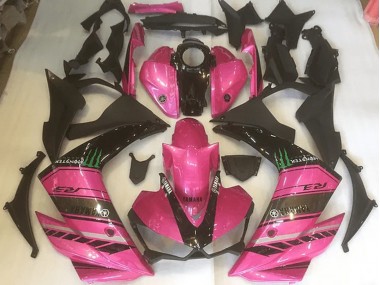 Carene Yamaha R3 15-22 - Rosa & Nero