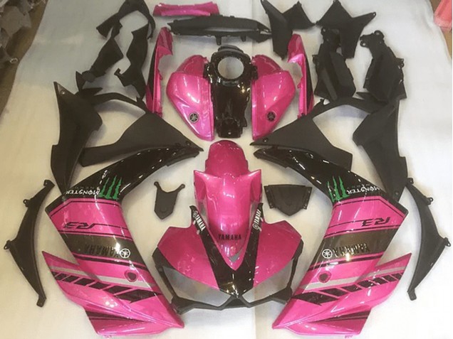 Carene Yamaha R3 15-22 - Rosa & Nero Carene Yamaha R3 15-22 - Rosa & Nero