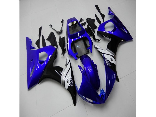 Carene Yamaha R6 03-05 - Blu Bianco Nero Carene Yamaha R6 03-05 - Blu Bianco Nero