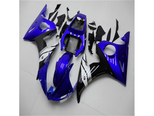 Carene Yamaha R6 03-05 - Blu Bianco Nero Carene Yamaha R6 03-05 - Blu Bianco Nero
