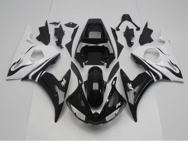 Carene Yamaha R6 03-05 - Nero & Bianco Carene Yamaha R6 03-05 - Nero & Bianco