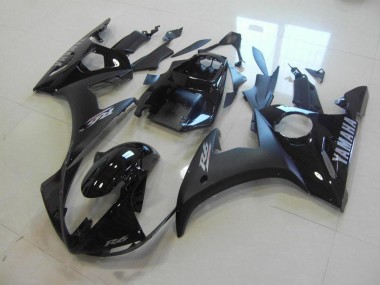 Carene Yamaha R6 03-05 - Nero Opaco Lucido Nero