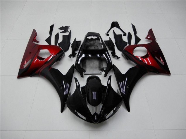 Carene Yamaha R6 03-05 - Nero Rosso Carene Yamaha R6 03-05 - Nero Rosso