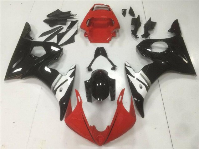 Carene Yamaha R6 03-05 - Rosso Nero Bianco Carene Yamaha R6 03-05 - Rosso Nero Bianco