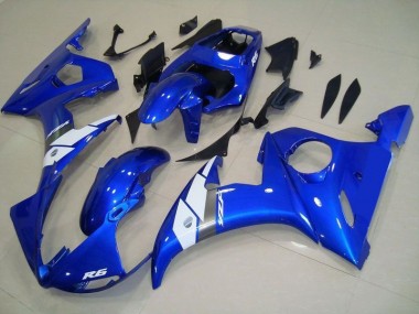 Carene Yamaha R6 03-05 - Stile OEM Blu