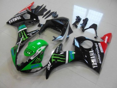 Carene Yamaha R6 03-05 - Verde Monster