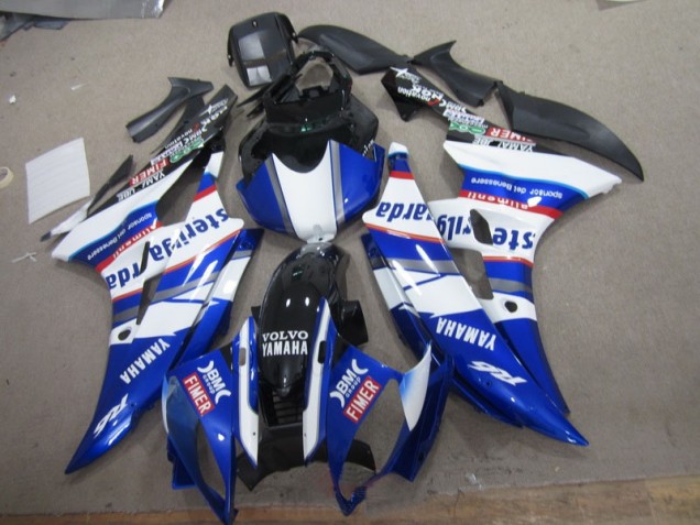 Carene Yamaha R6 06-07 - Bianco Blu Sterilgarda Volvo Carene Yamaha R6 06-07 - Bianco Blu Sterilgarda Volvo