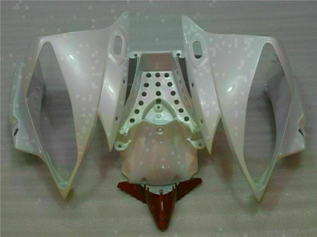 Carene Yamaha R6 06-07 - Bianco Marrone Carene Yamaha R6 06-07 - Bianco Marrone