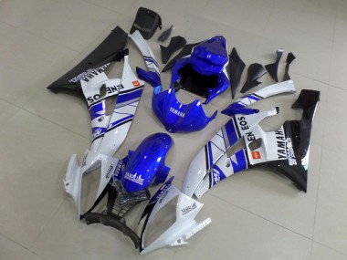 Carene Yamaha R6 06-07 - Blu Blu Bianco ENEOS