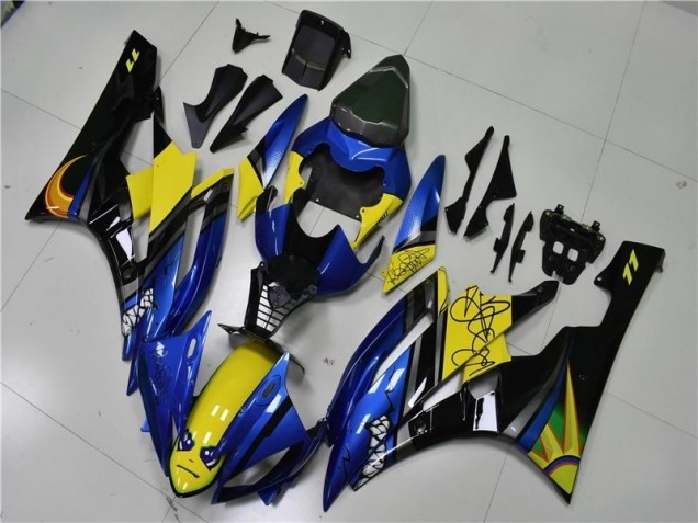 Carene Yamaha R6 06-07 - Blu Squalo Carene Yamaha R6 06-07 - Blu Squalo