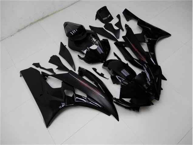Carene Yamaha R6 06-07 - Lucido Nero Opaco Carene Yamaha R6 06-07 - Lucido Nero Opaco