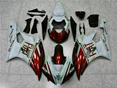 Carene Yamaha R6 06-07 - Marrone Bianco