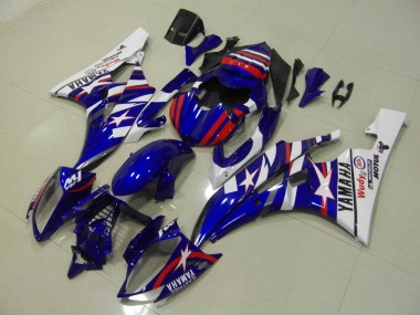 Carene Yamaha R6 06-07 - Rosso Blu Star
