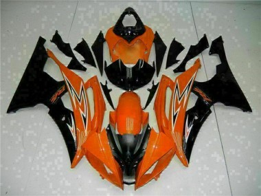 Carene Yamaha R6 08-16 - Arancia Nero
