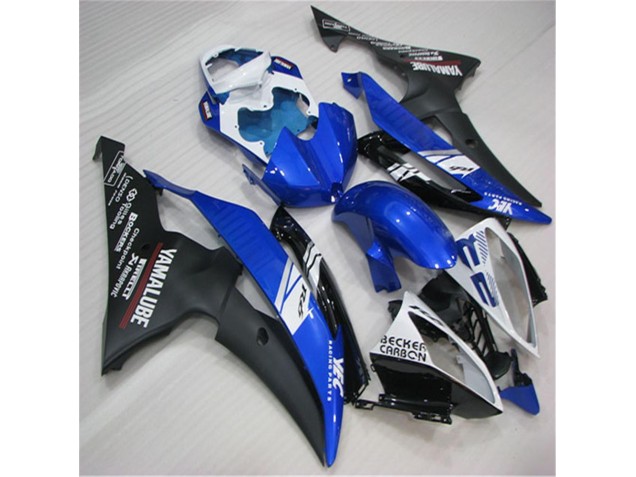 Carene Yamaha R6 08-16 - Bianco Blu Nero Carene Yamaha R6 08-16 - Bianco Blu Nero