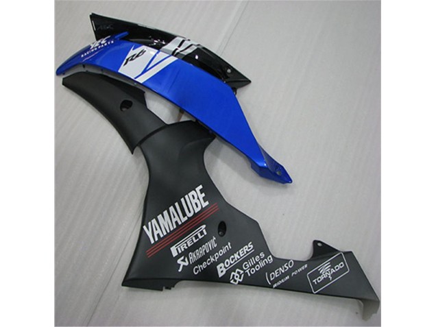 Carene Yamaha R6 08-16 - Bianco Blu Nero Carene Yamaha R6 08-16 - Bianco Blu Nero