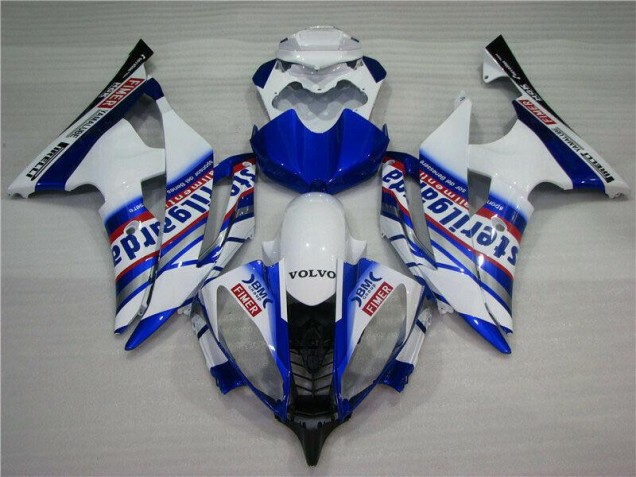 Carene Yamaha R6 08-16 - Bianco Blu Sterilgarda Volvo Carene Yamaha R6 08-16 - Bianco Blu Sterilgarda Volvo