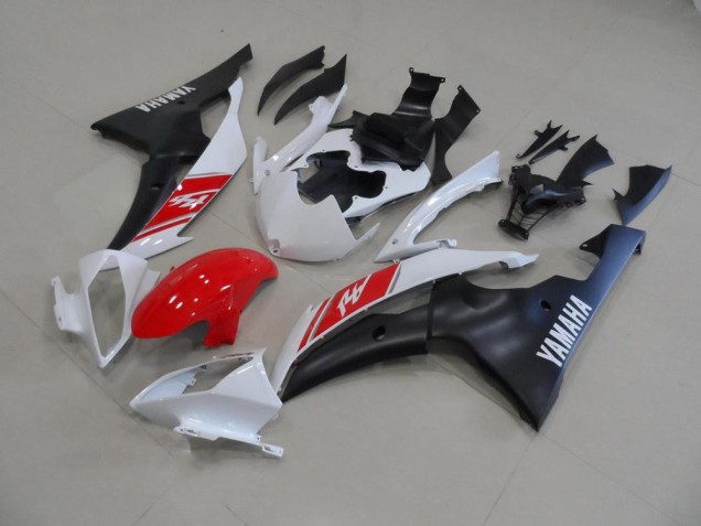 Carene Yamaha R6 08-16 - Bianco & Nero Opaco Carene Yamaha R6 08-16 - Bianco & Nero Opaco