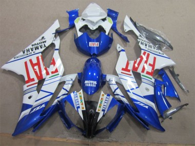 Carene Yamaha R6 08-16 - Bianco Nero Rosso Fiat