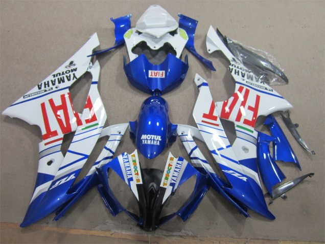 Carene Yamaha R6 08-16 - Bianco Nero Rosso Fiat Carene Yamaha R6 08-16 - Bianco Nero Rosso Fiat