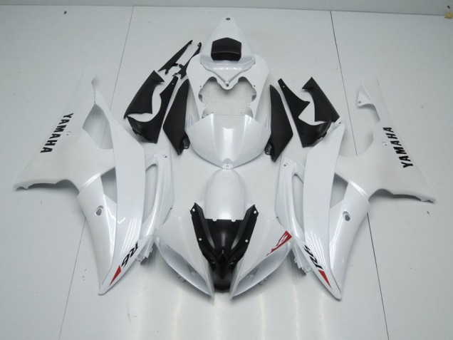 Carene Yamaha R6 08-16 - Bianco Perla & Rosso Adesivo Carene Yamaha R6 08-16 - Bianco Perla & Rosso Adesivo