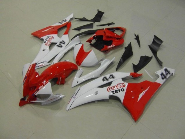 Carene Yamaha R6 08-16 - Bianco Rosso Coca Cola Zero 44