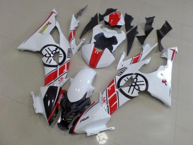 Carene Yamaha R6 08-16 - Bianco con Big Yamaha Logo